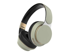 Auriculares Bluetooth supraaurales con sonido estéreo, 20 horas de reproducción y almohadillas suaves para los oídos.