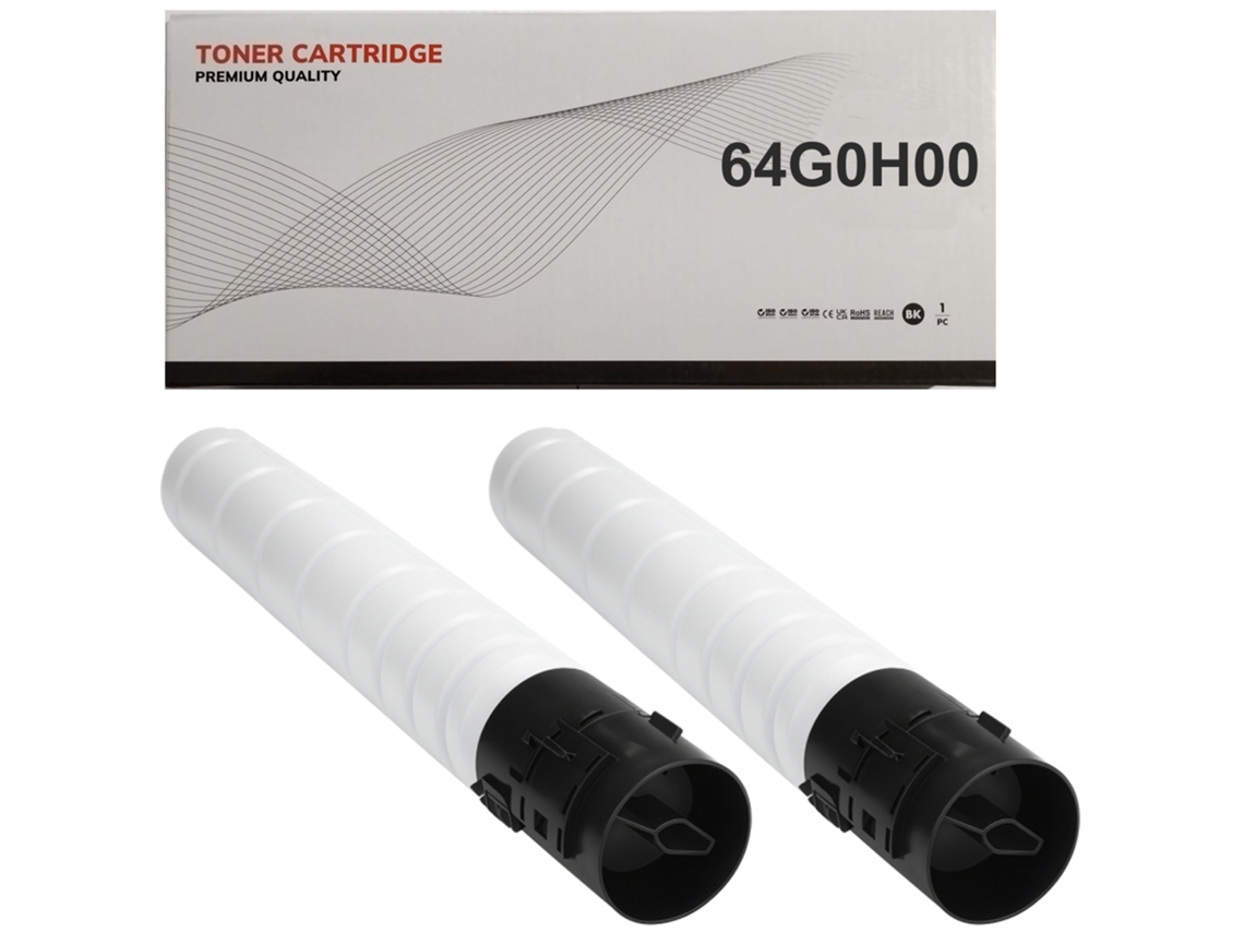 64g0h00 Paquete de 2 cartuchos de tóner negro compatibles con Lexmark Mx910 / Mx911 / Mx912