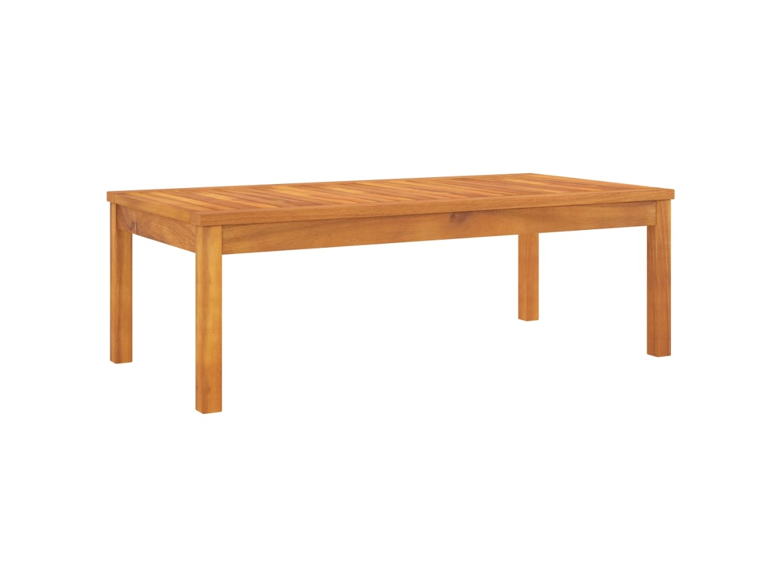 Mesa de Centro Apoyo 100X50X33 cm Madera de Acacia Maciza