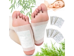 Almohadillas para pies de desintoxicación de 100 piezas, almohadillas para pies de limpieza natural para el cuidado de los pies, alivio antiestrés, eliminación de toxinas corporales dañinas, limpieza