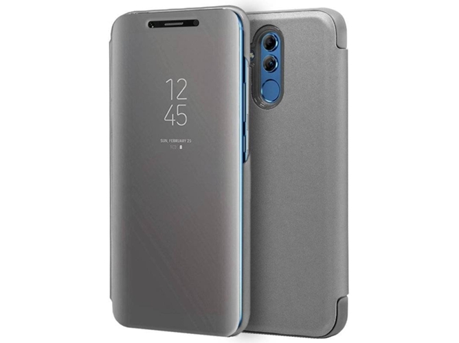 Funda Huawei Mate 20 Lite COOL Clear View Plateado