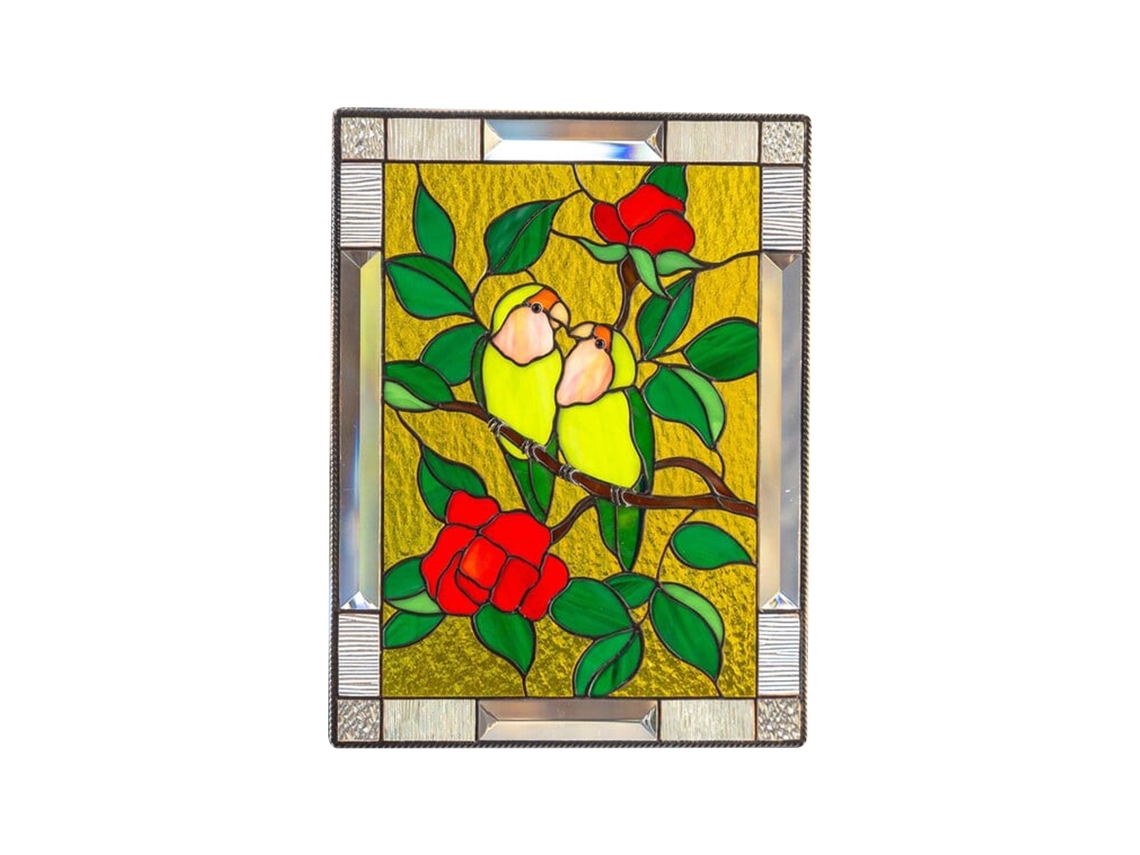 Panel de vidrio para ventana, ideal para decoración de pared.