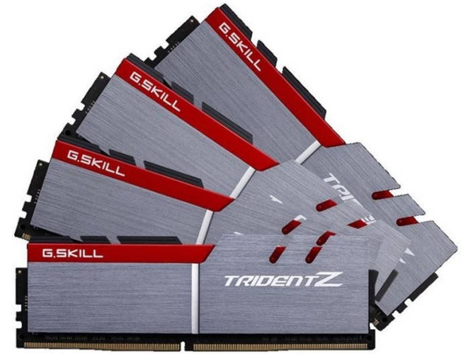 Memoria RAM DDR4 G.SKILL F4-3600C17Q-64GTZ (4 x 16 GB - 3600 MHz - CL 17 - Negro)
