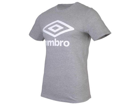 Camiseta de Hombre para Fútbol UMBRO Wardrobe Logo Gris (M)
