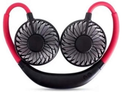 Mini Ventilador Portátil Para Colgar En El Cuello Mini De Bolsillo Deportes Con Carga Usb