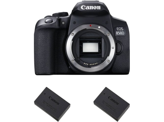 Kit Cámara Réflex CANON EOS 850D + 2 LP-E17