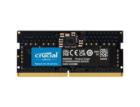 Memoria RAM CRUCIAL CT8G52C42S5 (DDR5 SDRAM - DDR5 - 8 GB - 1 x 8 GB)