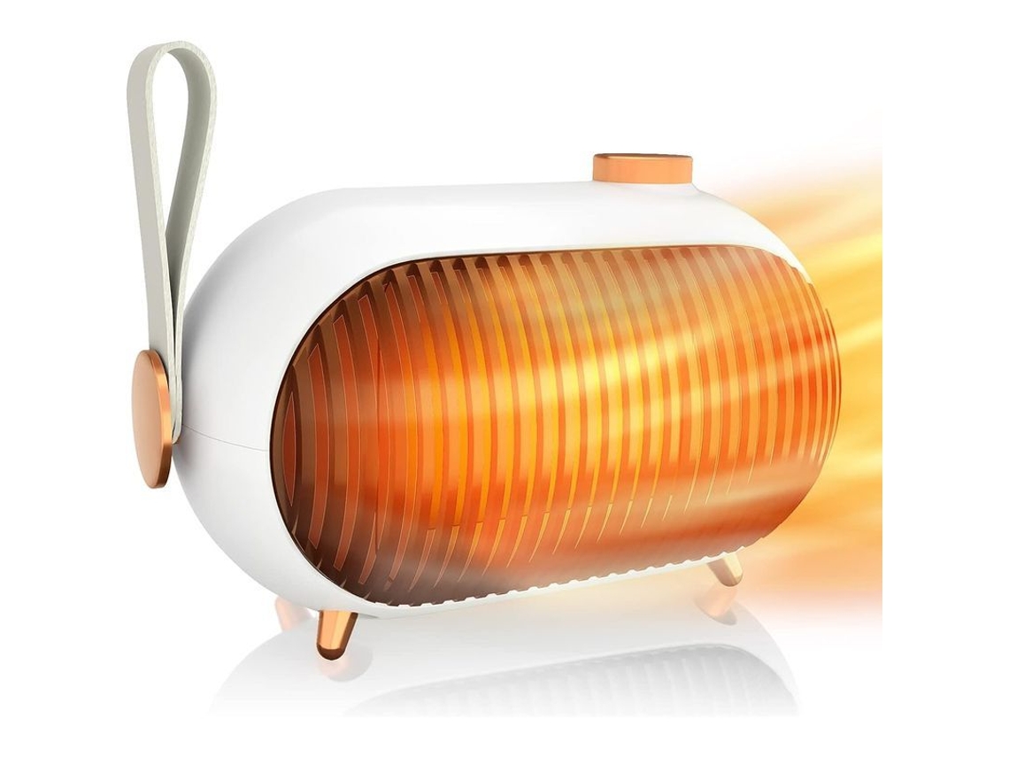 Calefactor De Aire Cerámico De 1000 W Con 3 Velocidades, Calentamiento Rápido En 3 Segundos, Múltiples Protecciones Para Dormitorio Y Oficina.