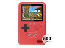 Emulador de consola de 500 juegos modelo Slim Rojo TECHKIDZ