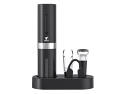 Set Sacacorchos Eléctrico Modelo TH-WO1133 Abre tus botellas con facilidad y estilo con el Set Sacacorchos Eléctrico TH-WO1133. Elegante diseño y THULOS