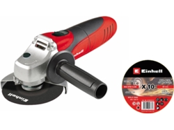 Juego de amoladora angular EINHELL TC-AG 115 + 10 discos adicionales