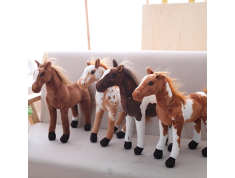 Juguete de Peluche de Caballo de Simulación Hucul - 40Cm