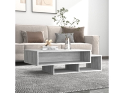 Mesa de Centro Apoyo 105X55X32 cm Derivados de Madera Gris Sonoma