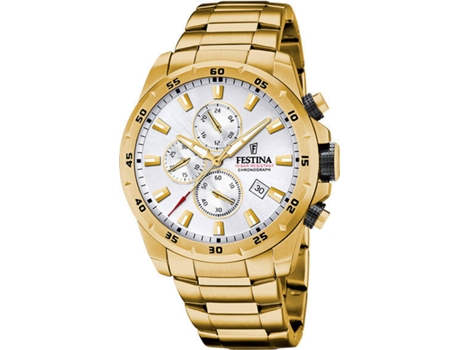 Reloj Festina Hombre acero dorado