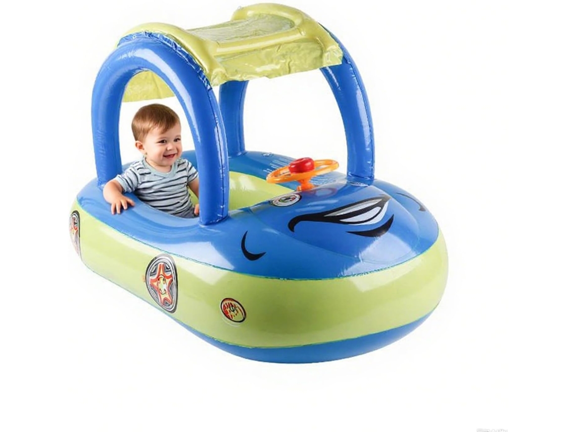 Flotador inflable para bebés Slowmoose con forma de coche