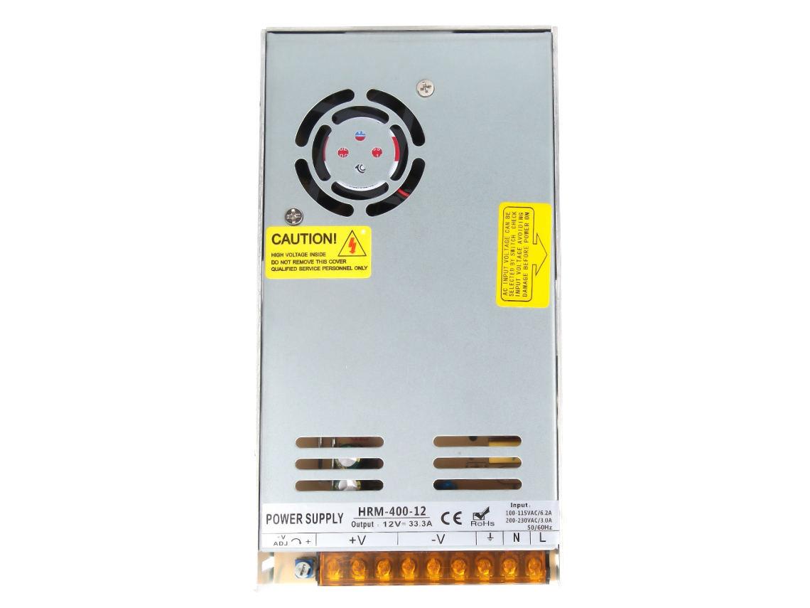 Fuente De Alimentación Switch Pwm Control Inteligente Para Tira Led 100-115vac/200-230vac A 12v 400w