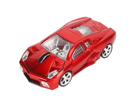 Ratón de alambre HURRISE, ratón deportivo con forma de coche, ratón óptico para ordenador, ratón para juegos