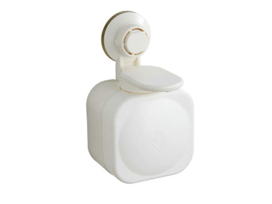 Dispensador de jabón líquido manual de pared para baño, 8,5 x 9 x 16 cm, antifugas, 1 juego, Rosewell