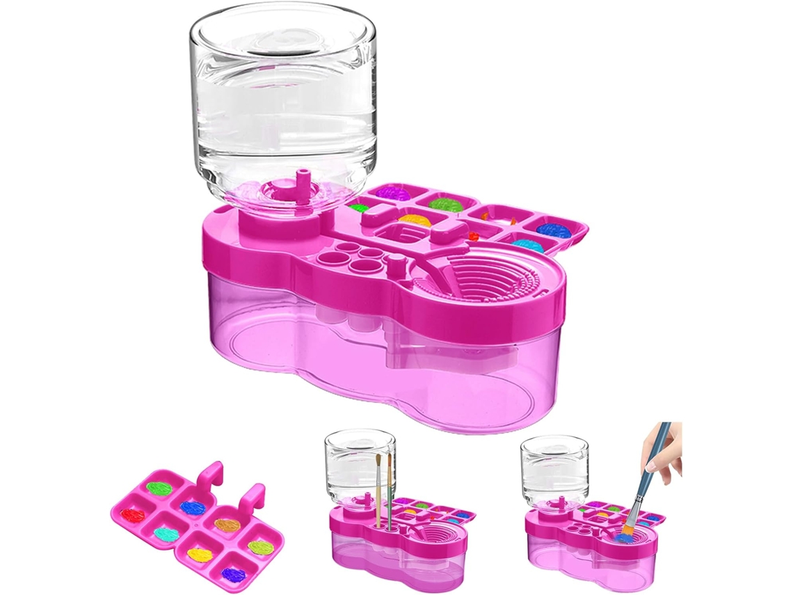 Herramienta de limpieza con cepillo de circulación de agua púrpura CHRUI