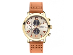 Reloj Hombre De Acero Inoxidable Resistente Al Agua Cuarzo Moda Pulsera Redondo
