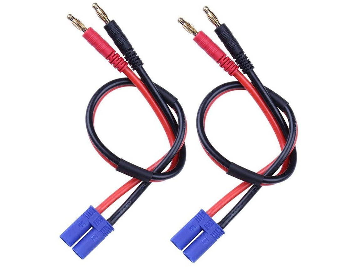 Pieza para Teledirigidos Conector de cable de carga de 2 piezas con enchufe EC5 de 4,0 mm