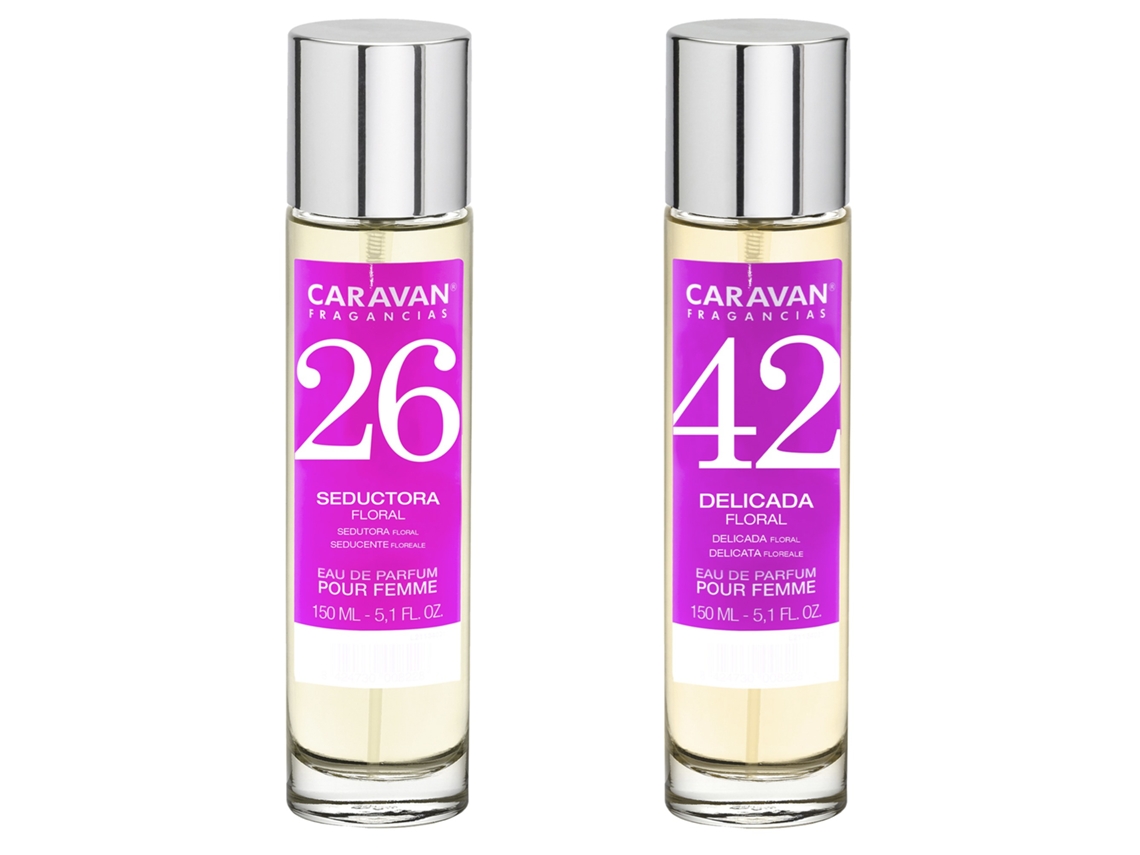 Set de 2 Perfumes Caravana Mujer Nº42 y Nº26 COLONIAS Y PERFUMES MULTIMARCA