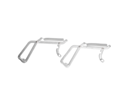 Anub, accesorio de pesca de acero inoxidable de 2 piezas para capturar cangrejos y peces depredadores, con un solo anzuelo.