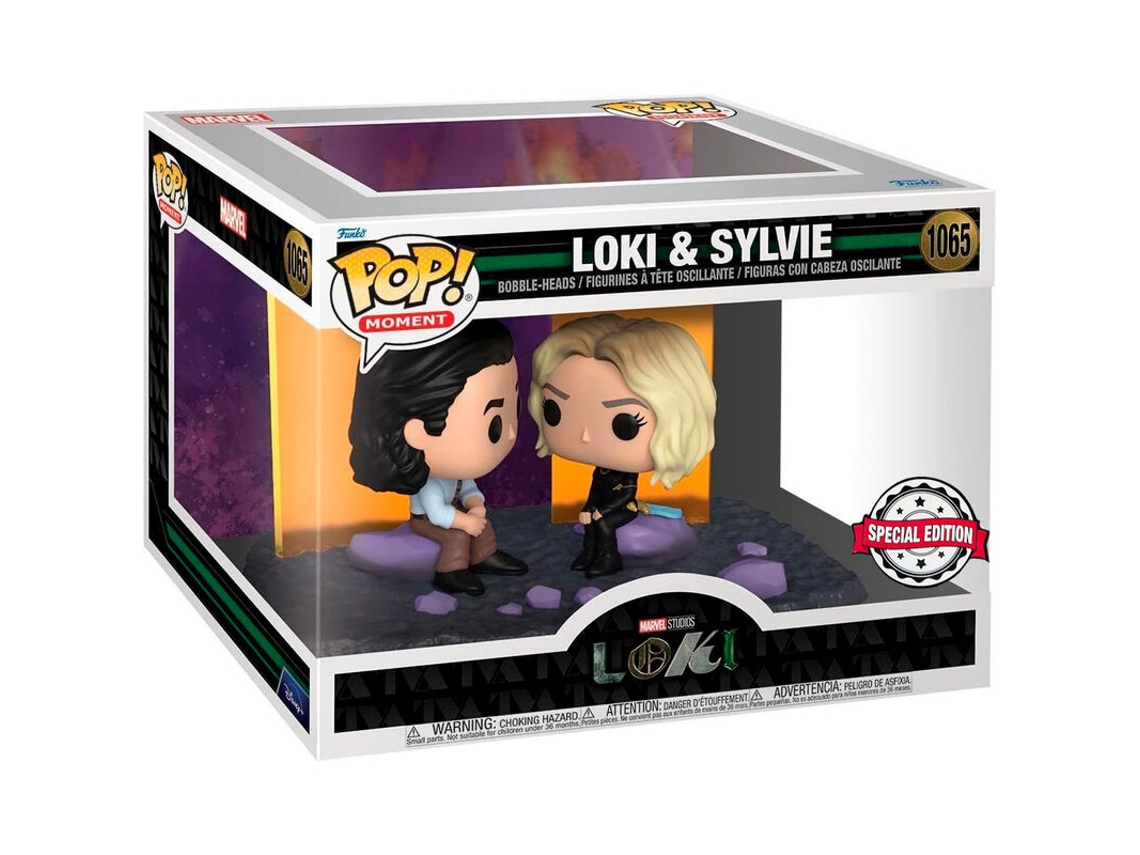 Figura de Loki de Marvel Pop Moment: Loki y Sylvie, exclusiva de B.active