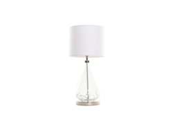 Lampara Sobremesa Cristal Organico 30x30x65cm