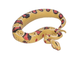 Figura de cobra falsa da Rebe-toys, modelo realista de animal selvagem para festas.