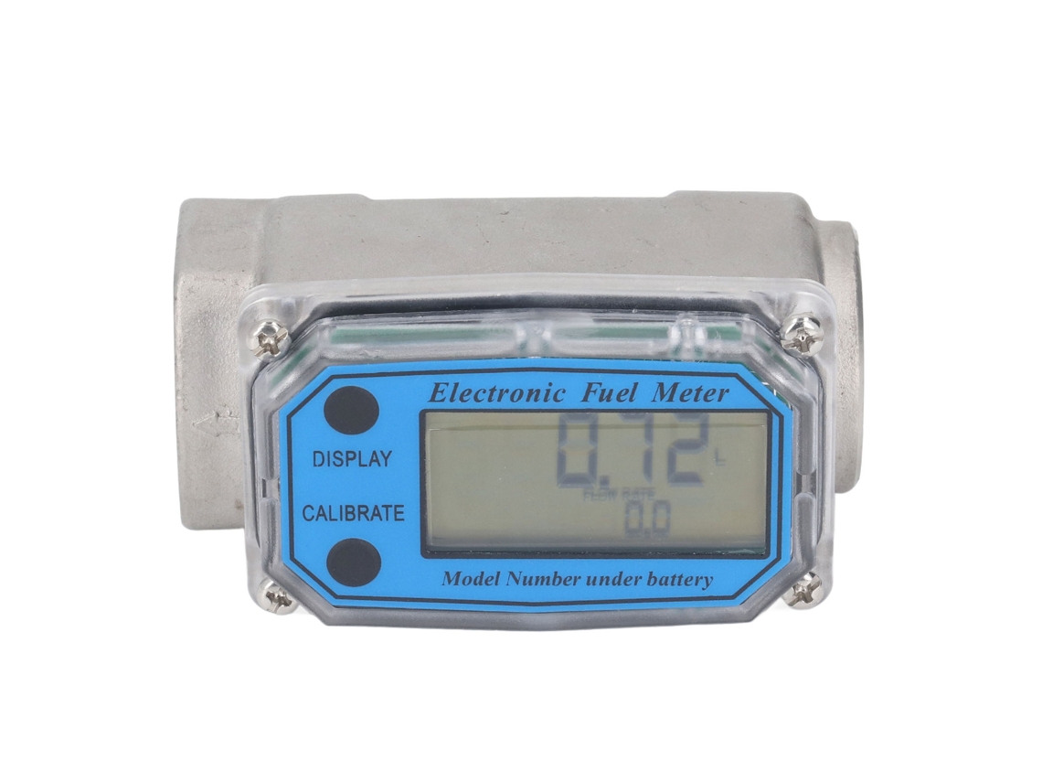 Caudalímetro Digital De Turbina De 1 Pulgada, 10-90 L/min Para Administración De Fármacos.