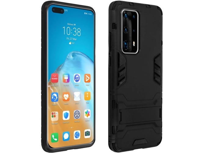 Carcasa Huawei P40 Pro AVIZAR Híbrido Negro