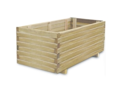 Jardinera VIDAXL Marrón Madera (100 x 50 x 40 cm)