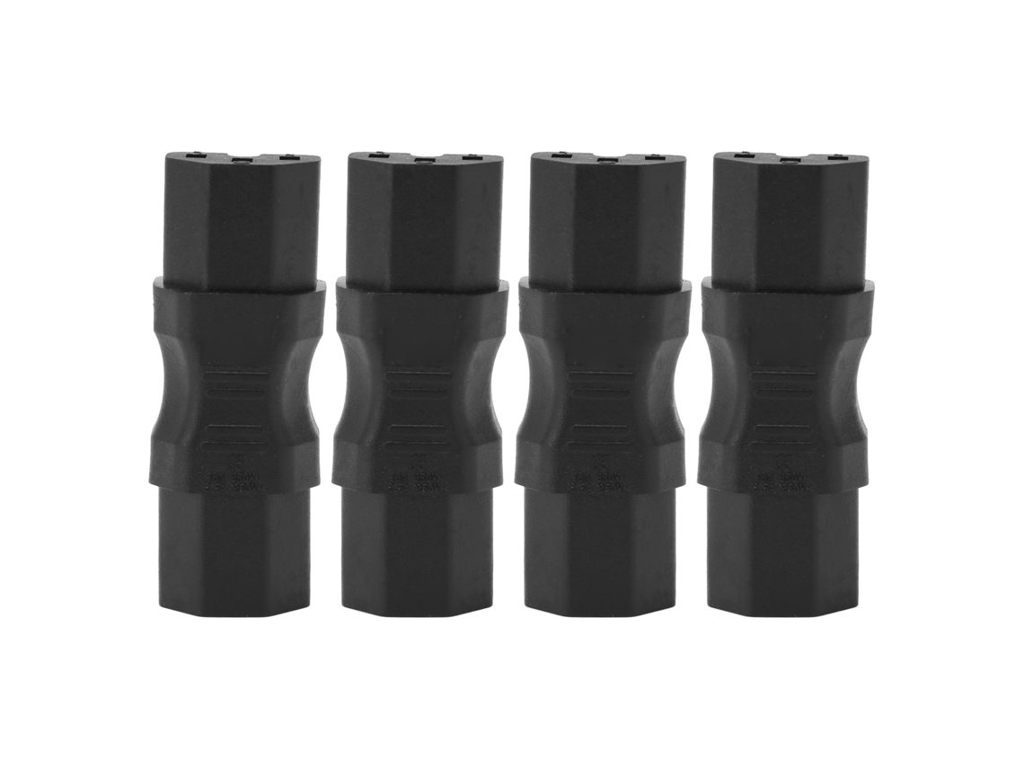 4 Adaptadores De Corriente Iec320 C15 A Iec320 C15, Profesionales, De Alta Resistencia, Para Ordenador