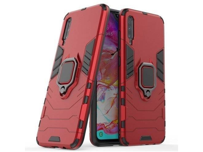 Carcasa Samsung Galaxy A70 HURTEL Armor Rojo