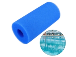 (2 Pacotes Comprados) Cartucho De Algodão Filtro Para Prensa Hidráulica De Piscina Azul Redondo azul 100