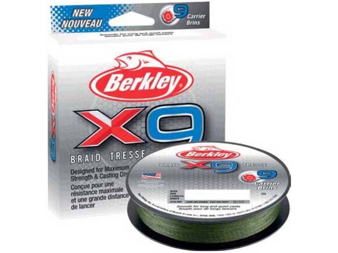 Línea de Pesca Trenzadas BERKLEY X9 (0.080 mm - 0,20 mm)