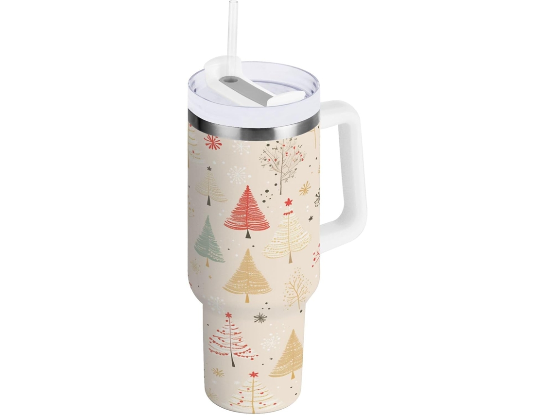 Árbol Navidad Vaso Botella Taza Acero Inoxidable - Vaso Térmico Portátil