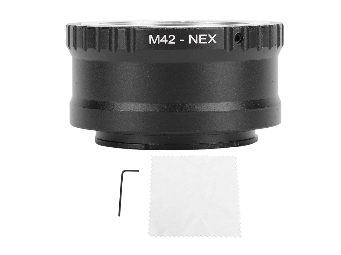 Adaptador De Lente M42 Para Montura De Cámara Manual Y Convertidor De Anillo De Enfoque Compatible Con A6300, A7, A7r, A7ii Y Nex.