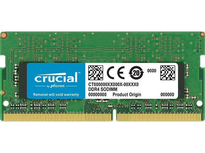 Memoria RAM DDR4 CRUCIAL CT16G4SFD8266 (1 x 16 GB - 2666 MHz - CL 19 - Negro)