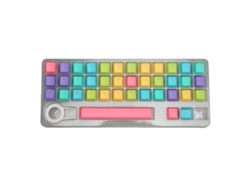 39 Teclas Mecânicas Pbt Diy Retroiluminada Colorida Com Puxador Para Teclado Mecânico