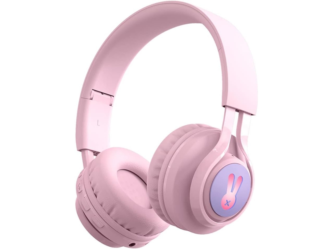 Auriculares Inalámbricos Onear Overear Plegables Ligeros Incorporado CHRONUS Bluetooth Rosa
