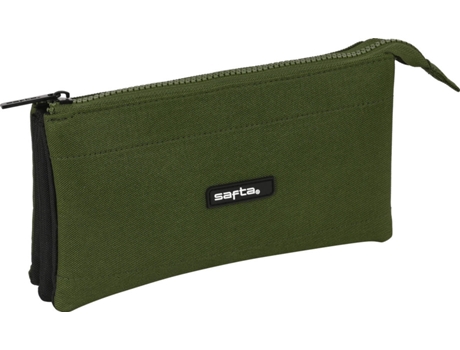 Estuche Triple SAFTA Dark Forest (Negro/Verde)