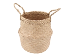 Cesta Tejida De Algas Marinas Para Guardar Plantas, Picnics, Compras, Playa Y Juguetes.