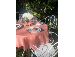 Mantel Redondo ILMH BY I LOVE MY HOME 150cm - Salmón Liso