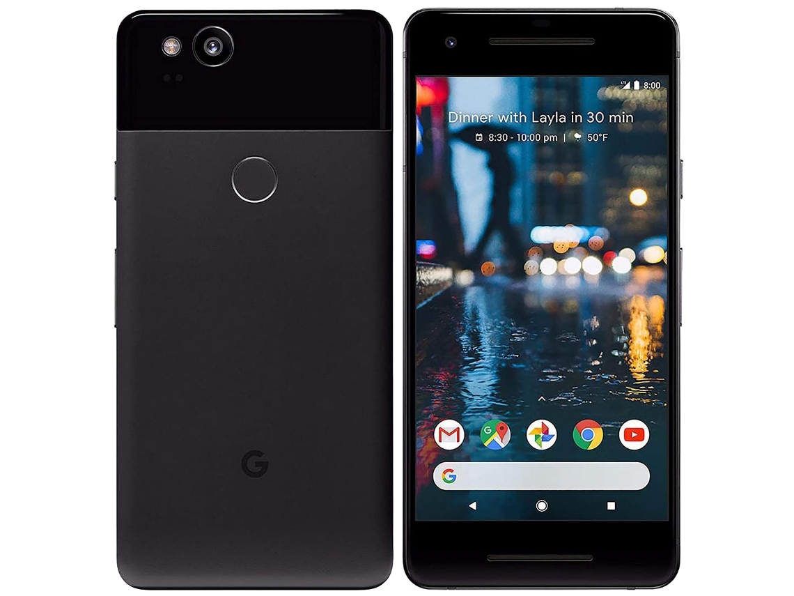 Smartphone GOOGLE Pixel 2 (Reacondicionado Señales de Uso - 128 GB - Negro)