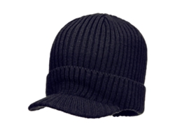 Gorro Con Visera Acogedor Para Climas Fríos Negro