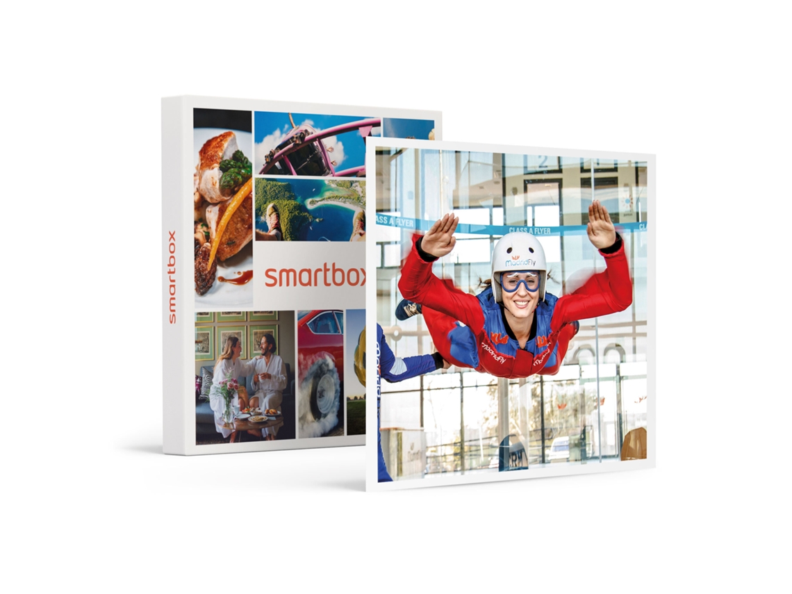 Caja Regalo SMARTBOX 2 vuelos en túnel de viento en Madrid con Madrid Fly