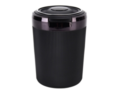Cenicero Para Coche Con Tapa Y Luz Led Portátil De 3 W Para El Hogar, La Oficina Y El Coche - Negro