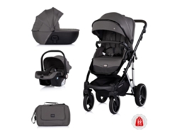 Carrito De Bebé 3 En 1 Imperium Hasta 22 Kg - Chipolino - Charcoal